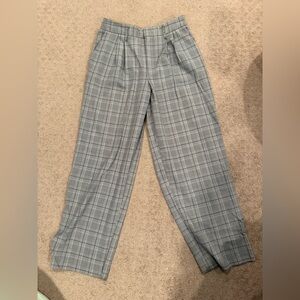 a new day Men's Gray Plaid Dress Pants